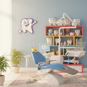 Reloj de Pared con Forma de Dientes de Plástico - Regalo para Clínica Dental Infantil - Product Image 5