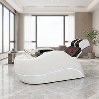 Lit de spa électrique de luxe pour hydrothérapie, table de massage aquatique à température constante, aromathérapie et vapeur pour salon de beauté et spa capillaire