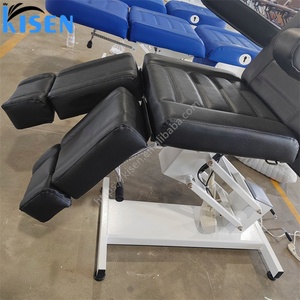Kisen Beauty Chair Black White Brown Blue Tattoo Lash <b>Bed</b> Electric Detached Legrest Customized Beautyshop Barbershop Salon - Product Image 4