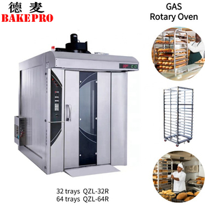 Bakepro Hoàn Chỉnh Thiết Bị Nướng Bánh Dây Chuyền Sản Xuất Sử Dụng Gas Propane Chỉ Có 64 Khay Quay Bánh Mì Giá Lò Nướng Thiết Bị Nướng Bánh - Product Image 5