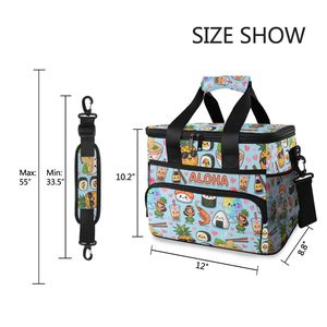 Bolsa Térmica para Almuerzo Aloha Collection con Diseño de <span class=keywords><strong>Spam</strong></span> <span class=keywords><strong>Musubi</strong></span>, Forro de PEVA, Logotipo Personalizado, Ideal para Entrega de Comida, Picnic y Camping - Product Image 5