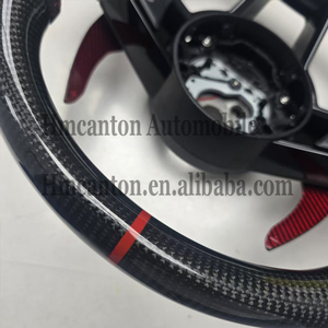 Volant de direction en fibre de carbone et Alcantara le plus populaire pour Audi B9 B8 C8 A4 A6 A7 R8 TT RS A8 Q7 - Product Image 2