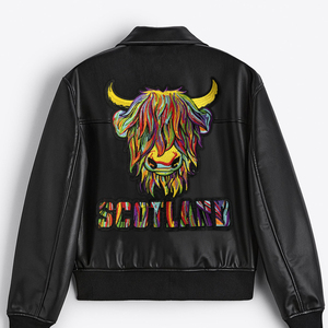 Patch brodé coloré Vache des Highlands Écosais, Badge Yak Taureau Animal à appliquer thermocollant pour Veste Sac à dos Souvenir de Voyage DIY - Product Image 3