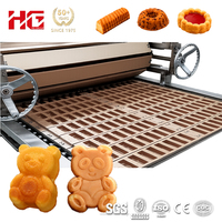 Machine de fabrication de gâteaux en forme d'ours 3D entièrement automatique, ligne de production en acier inoxydable avec système de contrôle précis de la pâte