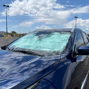 Custom Logo Printed Portable Folding Retractable Windshield <b>Car</b> Sunshade Umbrella for <b>Car</b> Front Window Sunshade Umbrella - Product Image 5