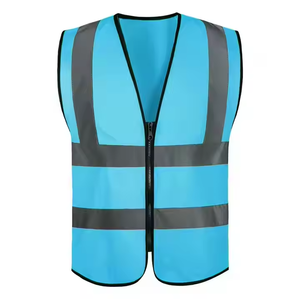 سترة أمان عاكسة عالية الوضوح خفيفة الوزن 100٪ بوليستر من الفئة 2 حسب معايير ANSI مع شعار مخصص من HBC - Product Image 3