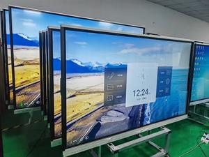 4K Android/Window <span class=keywords><strong>OPS</strong></span> 65 75 100 pouces carte intelligente interactive <span class=keywords><strong>multi</strong></span>-touch LED panneau plat tableau blanc distributeur prix - Product Image 4