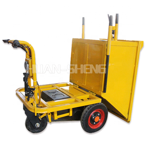 Mini dumper <span class=keywords><strong>électrique</strong></span> pour les chantiers de construction-<span class=keywords><strong>brouette</strong></span> efficace d'une capacité de 800kg pour le transport de matériaux - Product Image 5