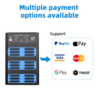 Powerbanks empilables OEM ODM distributeur automatique restaurant fête de famille partage station de banque d'alimentation 24 12 6 emplacements location powerbank
