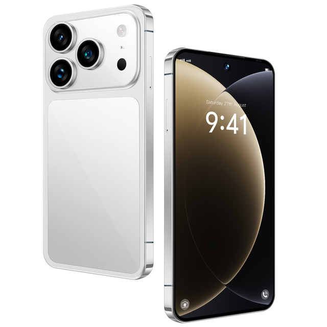 Wholesale I17 Pro Max 4G Mobile Phone for Snapdragon 8 Gen 4 48MP Camera 5.0\" HD Display Android 15 for French German