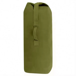 Free Sample Military-Style <b>Top</b> <b>Load</b> Canvas travel Duffle Bag luggage bags for men hiking traveling mission - Product Image 1