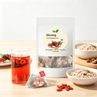 LUMIFLORA Ginseng Red Date Wolfberry Polygonatum Five Treasure Blended Floral Tea Daily Health 5g*30 Sachets