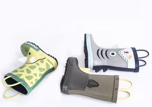 New Custom Stampa a Colori di Marca Unisex Anti-slip di Sicurezza Per Bambini Stivali Da <span class=keywords><strong>Pioggia</strong></span> In Gomma Per I Bambini - Product Image 6