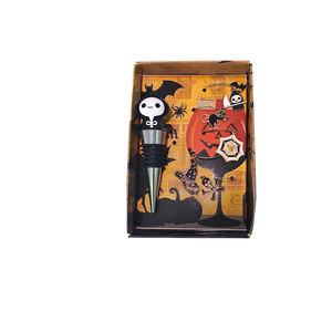 Halloween Grim Reaper Wine Stopper Food Grade Aluminum Alloy Bottle Seal For Red Wine - Product Image 2