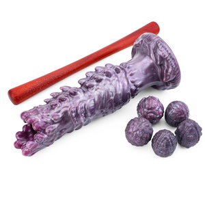 เครื่องกระตุ้นทวารหนักและช่องคลอดรุ่น N-MR5308 Zerg Tentacles พร้อมไข่เอเลี่ยน 6 ฟอง แบบกดด้วยมือ ทำจากซิลิโคนแบบกลวง สำหรับผู้ใหญ่เล่น BDSM - Product Image 3