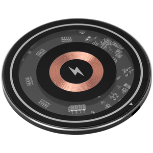 แท่น<span class=keywords><strong>ชาร์จ</strong></span>ไร้สาย<span class=keywords><strong>แบ</strong></span>บเร็ว 15W ขายส่ง, สีดำอะคริลิกใสและโลหะ, สถานีชาร์จ<span class=keywords><strong>แบ</strong></span>บ Type-C สำหรับสมาร์ทโฟน - Product Image 3