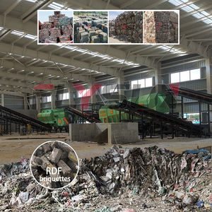 Planta de Reciclaje de Residuos Llave en Mano, Máquina Clasificadora de Basura, Máquina para Convertir Basura Urbana en RDF, Sistema de Eliminación de Basura para Ciudades - Product Image 1