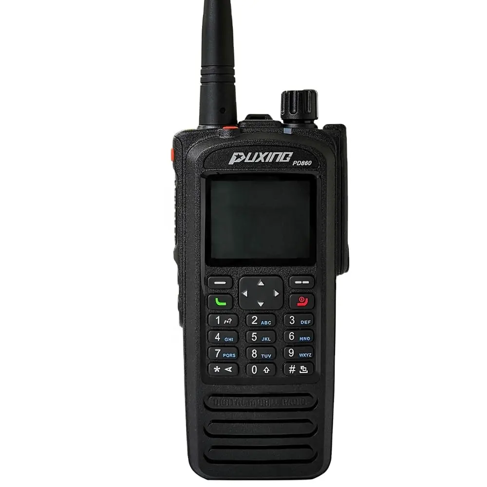 Walkie talkie portátil puxing, rádio seguro de 2 vias ip67 vhf uhf dmr walkie talkie