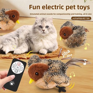 Juguete Eléctrico para Gatos con Control Remoto, Simulación de Pájaro, Sonido, Movimiento Automático, Interactivo, para Aliviar el Aburrimiento, Suministros para Mascotas - Product Image 5