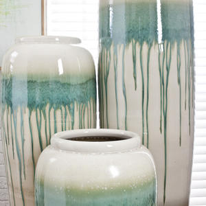 Vase à fleurs <span class=keywords><strong>en</strong></span> céramique de <span class=keywords><strong>grande</strong></span> <span class=keywords><strong>taille</strong></span>, créatif et de style europé<span class=keywords><strong>en</strong></span>, grands pots <span class=keywords><strong>en</strong></span> céramique adaptés à la décoration d'hôtel - Product Image 3