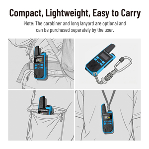 QUANSHENG TG-FR1 Two Sets FCC CE Two Way <strong>Radio</strong> Practical Knob FRS PMR446 License Free Walkie Talkie - Product Image 4