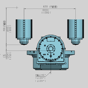 Centre d'usinage vertical CNC 5 axes automatique haute précision SVW80C-F pour métaux, machine industrielle avec fraiseuse - Product Image 3