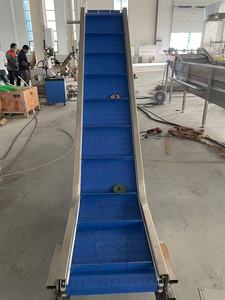 Ağır hizmet tipi ayarlanabilir eğim modüler bant konveyör sistem gıda endüstriyel kullanım için paslanmaz çelik enerji verimli tasarım - Product Image 3