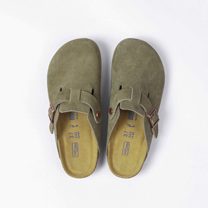 Chaussures Cow Birk Vintage, demi-mules confortables, antidérapantes, avec semelle en mousse <span class=keywords><strong>EVA</strong></span>, boucle, décontractées, à bout fermé - Product Image 3