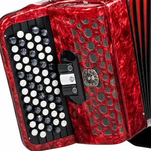 Accordéon à boutons en bois d'érable, 37 touches, 60 basses, système chromatique B, anches italiennes, MOQ 1, fournisseur direct d'usine - Product Image 3