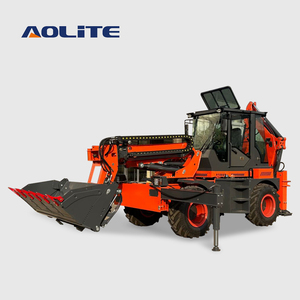 AOLITE sertifikat CE ISO 2.5 Ton memutar 3 tingkat teleskopik Boom Backhoe Loader untuk dijual telefandler tinggi 7000mm - Product Image 4