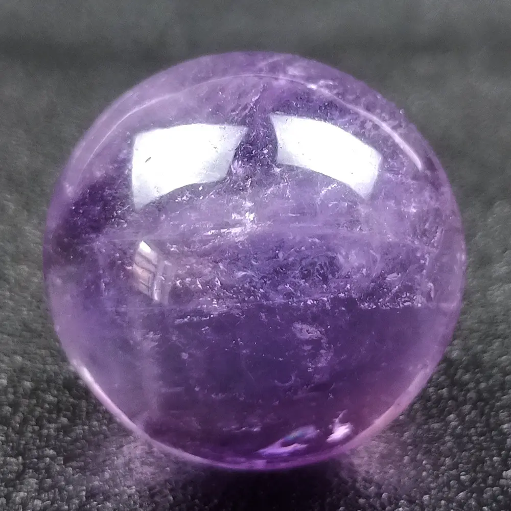 Boules d'améthyste naturelles, sphère d'améthyste violette en cristal pour la guérison