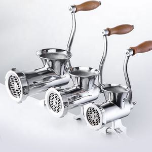 Picadora de <span class=keywords><strong>Carne</strong></span> <span class=keywords><strong>Manual</strong></span> Profesional de 5 Pulgadas # 8 # 10 # 22 # 32 # Picadora de <span class=keywords><strong>Carne</strong></span> <span class=keywords><strong>Manual</strong></span> de Acero Inoxidable B - Product Image 1