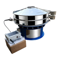 Kundenspezifisches CE-zertifiziertes Ultraschall-Vibrationssieb mit Anti-Blockier-Funktion für Feinstpartikel zur Trennung bei der Verarbeitung von Chemikalien, Keramik und Lebensmittelpulvern