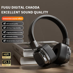 Auriculares Inalámbricos Estilo Retro Americano con Bluetooth 5.3 y Bajos, Compatibles con Teléfonos Móviles y Computadoras con Tecnología JL - Product Image 2