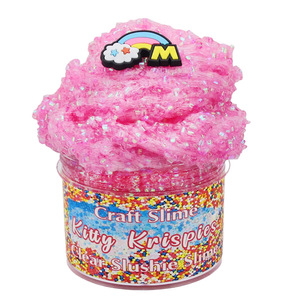 ชุดทำสไลม์เนื้อนุ่มพิเศษ ไม่เหนียวเหนอะหนะ สำหรับเด็ก ชุดสไลม์เนื้อเนย พร้อมถ้วยกาแฟ สไลม์เนื้อพัตตี้ยืดหยุ่น - Product Image 1