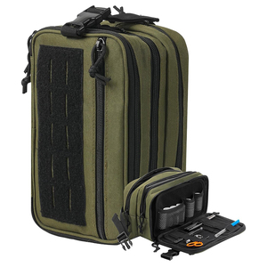 Trousse de voyage vide pour médicaments – Conteneur pour flacons, trousse de premiers secours, organisateur de pilules et médicaments - Product Image 1