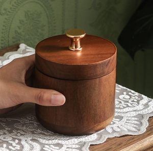 Gạt tàn bằng gỗ với nắp đậy, Windproof smellproof sâu công suất lớn rắn gỗ thép không gỉ tro Khay cho trong nhà sử dụng ngoài trời - Product Image 4