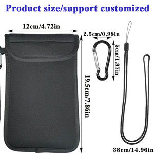 Sac de protection multifonctionnel pour téléphone <span class=keywords><strong>portable</strong></span> Sac de Faraday bloquant le signal RFID pour la protection de la vie privée des téléphones portables - Product Image 6