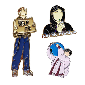 Pin de Esmalte de Moda Coreana para Niñas, Accesorios de Moda Kpop, Regalo para <span class=keywords><strong>Hermanas</strong></span> - Product Image 5