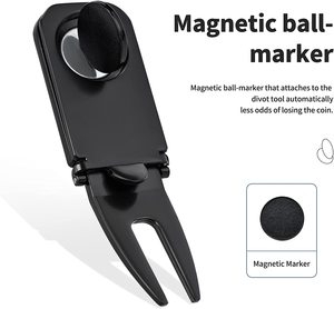 Venta al por mayor de herramientas de golf multiusos en blanco, herramienta metálica para reparar el césped de golf, soporte para cigarros, herramienta multiusos, herramientas para divots de golf - Product Image 4