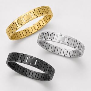Hot Selling Crocodile Pattern Stainless Steel Hip Hop Style Silver/Gold Plated Customizable Logo <b>Engraving</b> Unisex Anniversary - Product Image 1