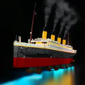 Série de films Titanic Ship Only Led Lights Kits pour 10294 Titanic (ne comprend pas le modèle)