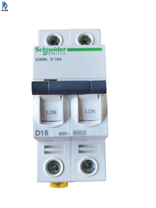 Interruptor de Circuito en Miniatura IC65N 2P D16A, Interruptor de Sobrecarga, Interruptor de Bajo Voltaje, 16A, Bipolar - Product Image 1