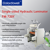 FM720Y plastifieuse de rouleau automatique hydraulique A1 A2 A3 pour machine à plastifier de rouleau hydraulique de calendrier de carton de papier