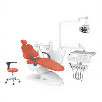 Fauteuil dentaire Unité médicale Lumière à capteur LED Coussin en PU Fabriqué pour les dentistes Médecins Fauteuils dentaires