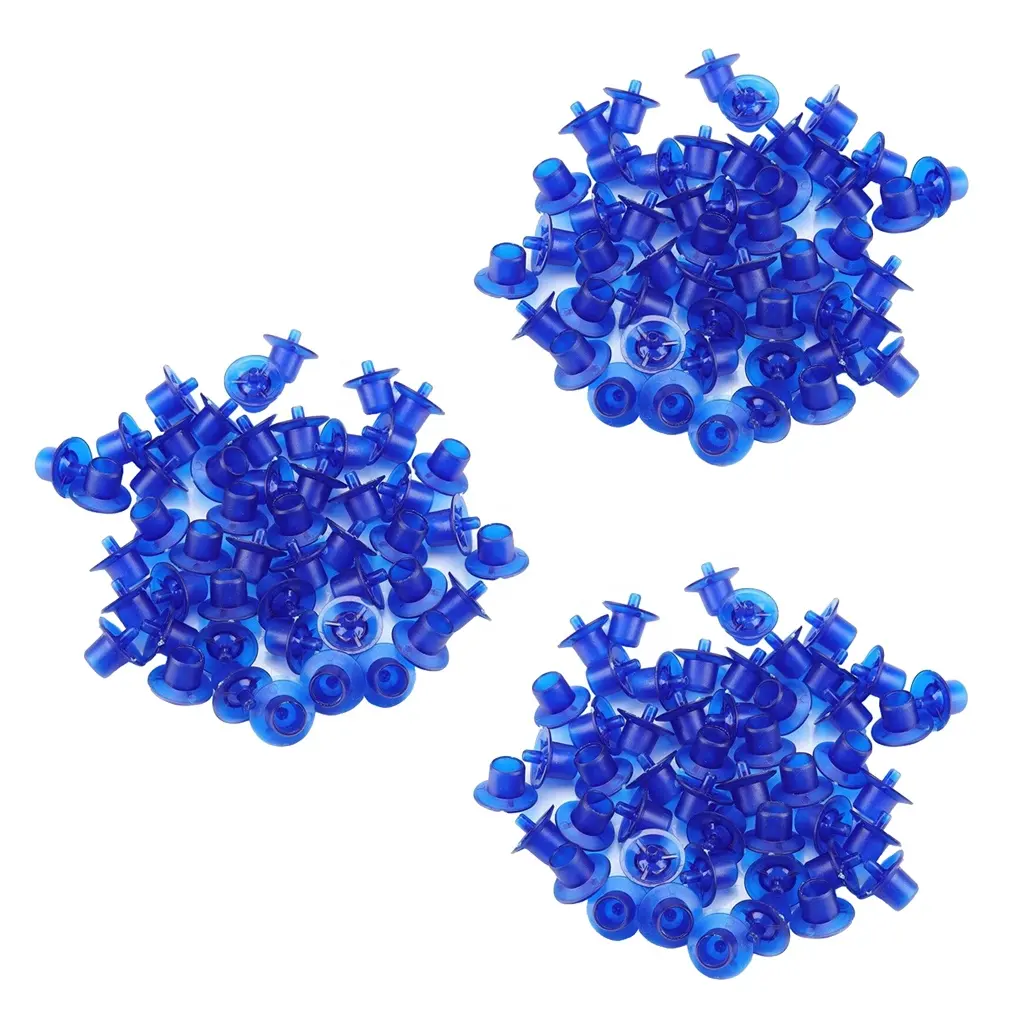 100PCS Beekeeping JZBZ Queen cell Cups Bee Keeper Catcher Roll Cage Equipement Apiculture Supply (Blue)
