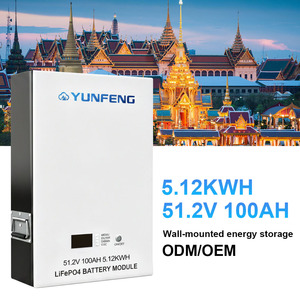 <span class=keywords><strong>Batterie</strong></span> Lifepo4 5Kwh 10kwh 15 kwh pour stockage d'énergie domestique, <span class=keywords><strong>batterie</strong></span> au lithium solaire 51.2V pour système d'énergie solaire hors réseau - Product Image 1