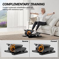 Mini stepper sous le bureau avec télécommande et écran LCD, appareil elliptique réglable pour les jambes, idéal pour la maison et le bureau
