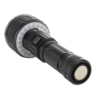 Lampe torche à base magnétique haute puissance Bright Bird, rechargeable par USB, super lumineuse, en aluminium, LED IP44, avec clip de poche, pour la sécurité en extérieur