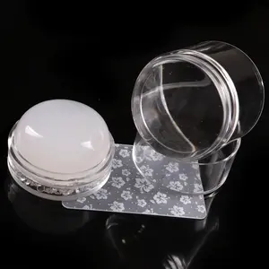 TSZS Double Side Stamp ing Stamper Gedrucktes Werkzeug Clear Polish Machine Nail Art DIY-Druck Silikon-Nagel drucker